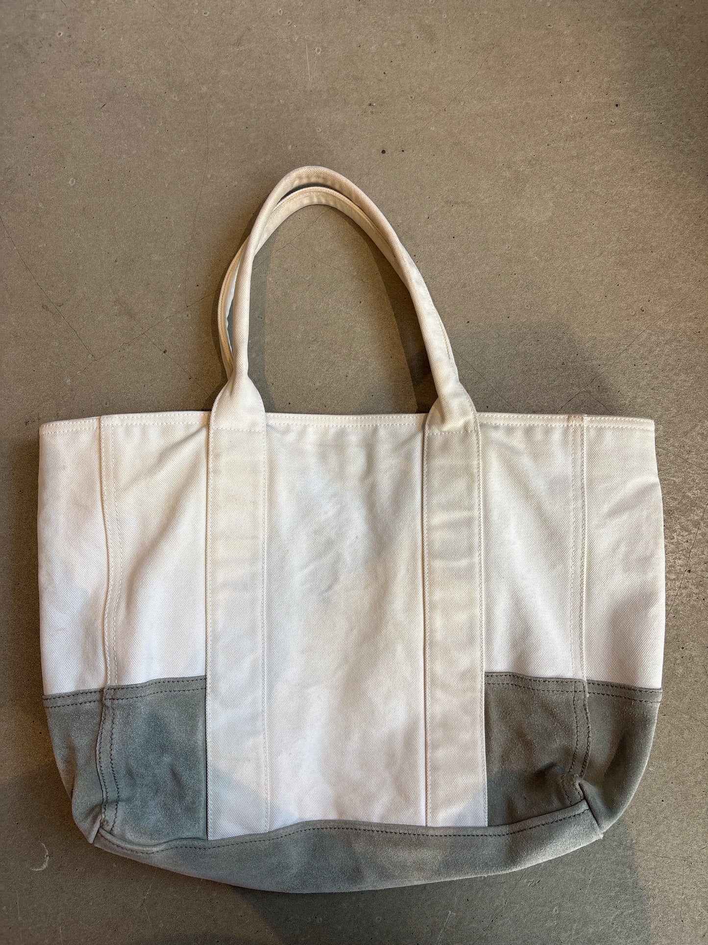 Prada Sport Canvas Tote Bag White