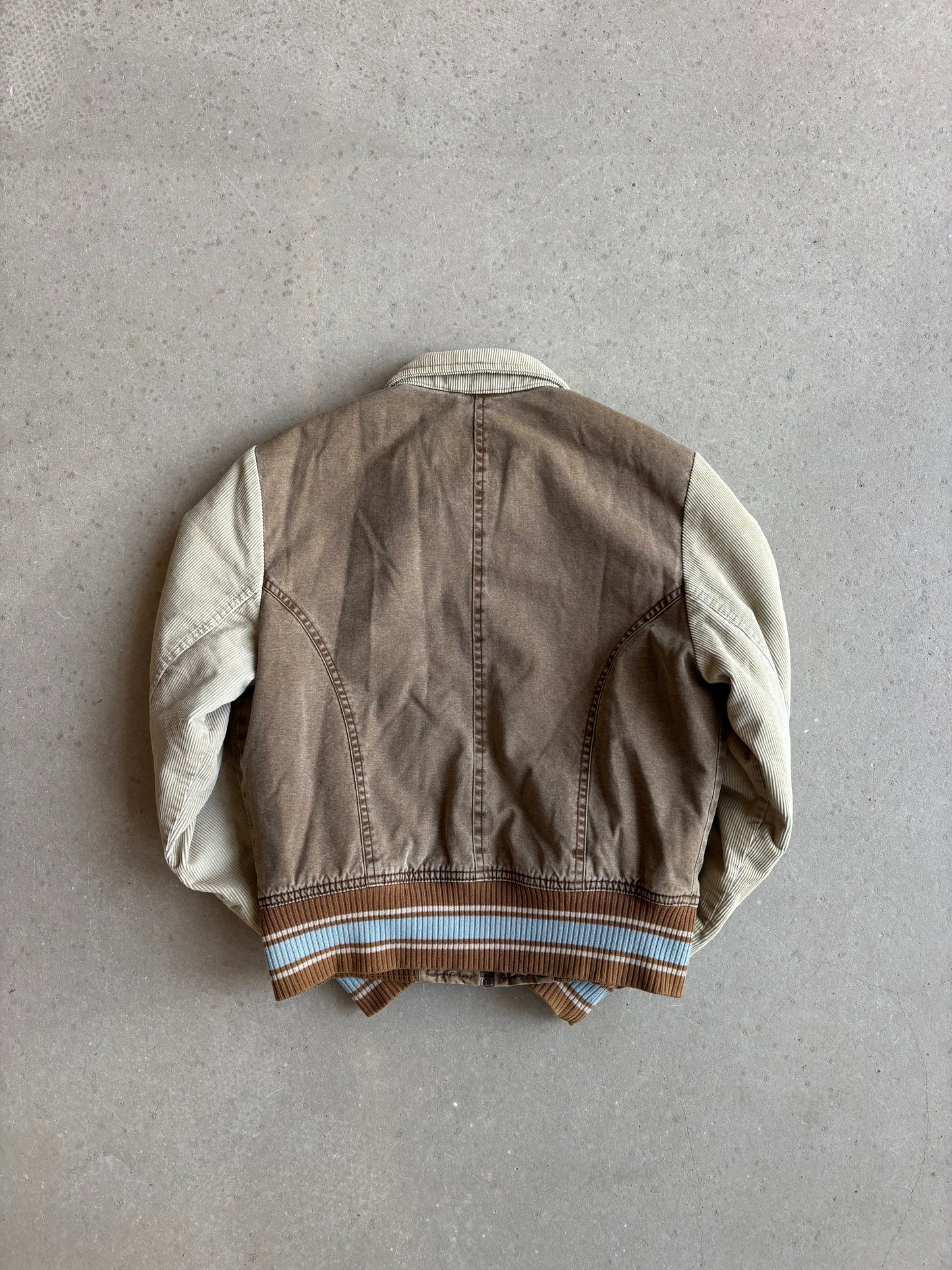 Lee Corduroy Padded Bomber Beige M