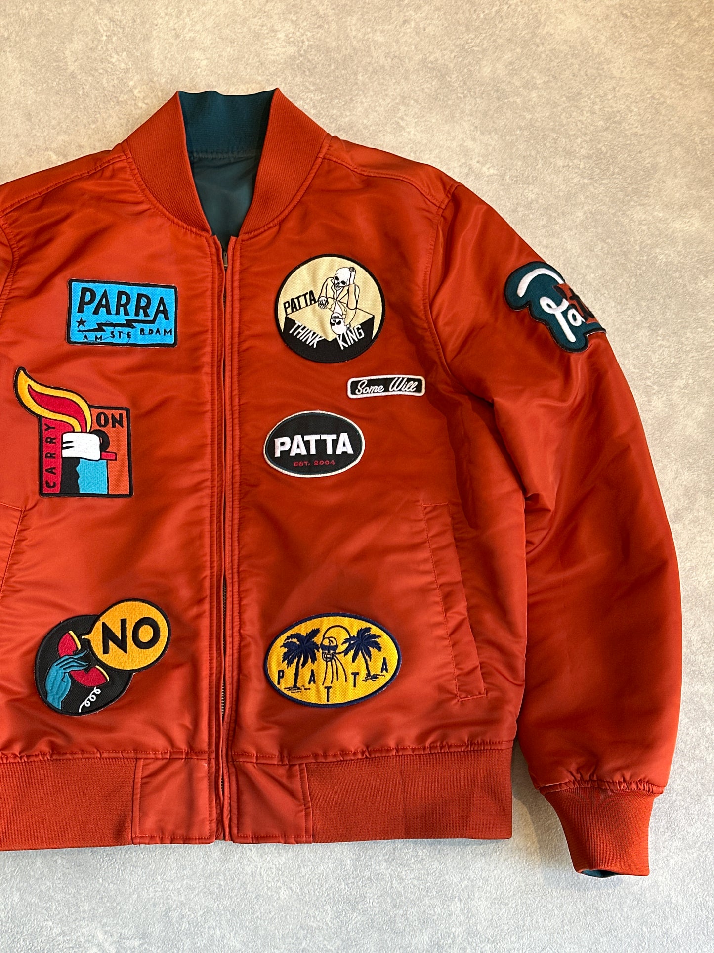 Parra x Patta Bomber Jacket Size Large