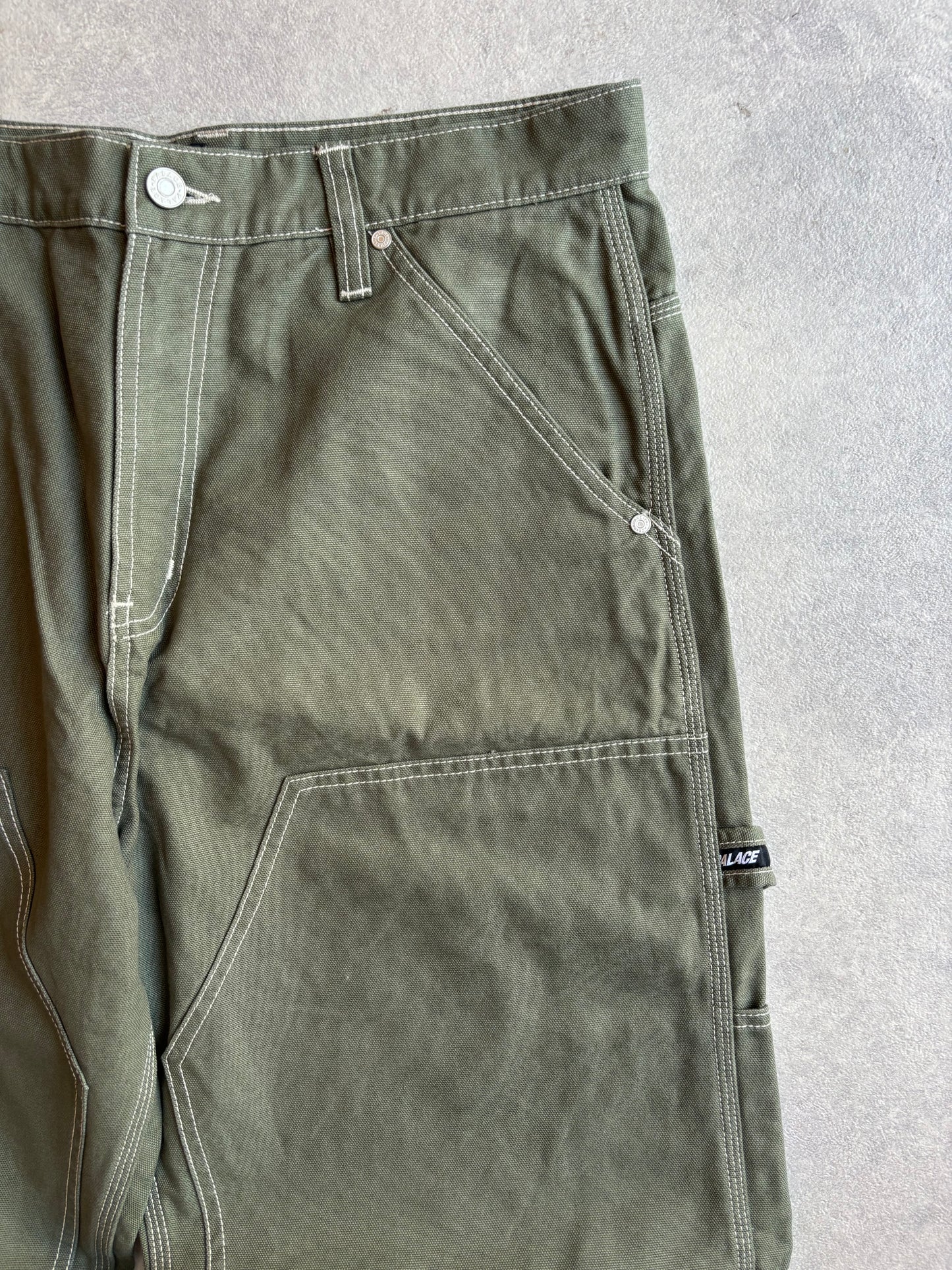 Palace 10 Oz Double Knee Pant The Deep Green 34