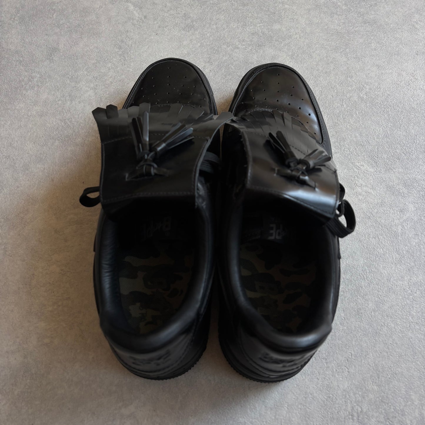 Bapesta Quilt Tassel Black 45