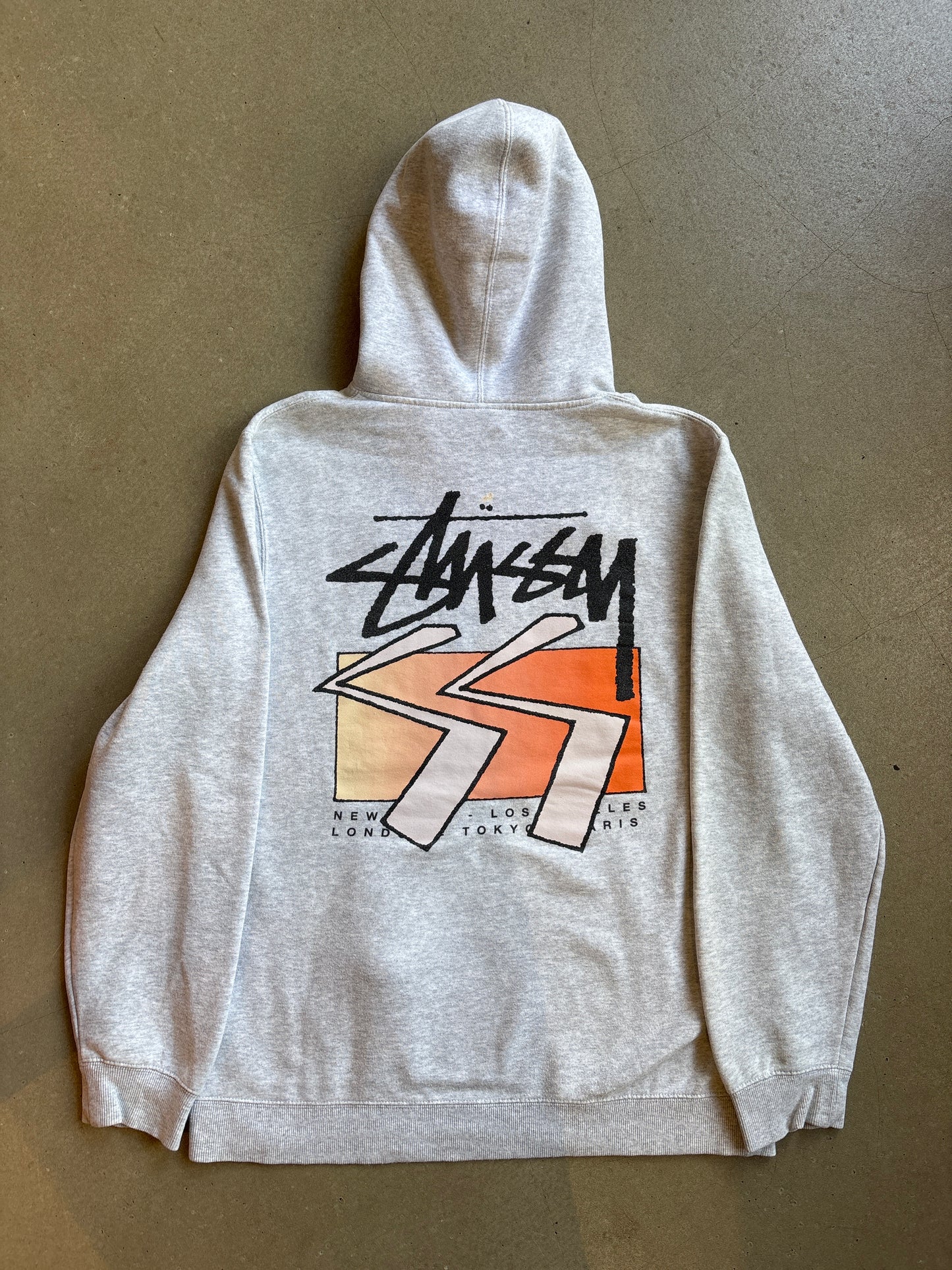 Stussy SS Box hoodie grey L