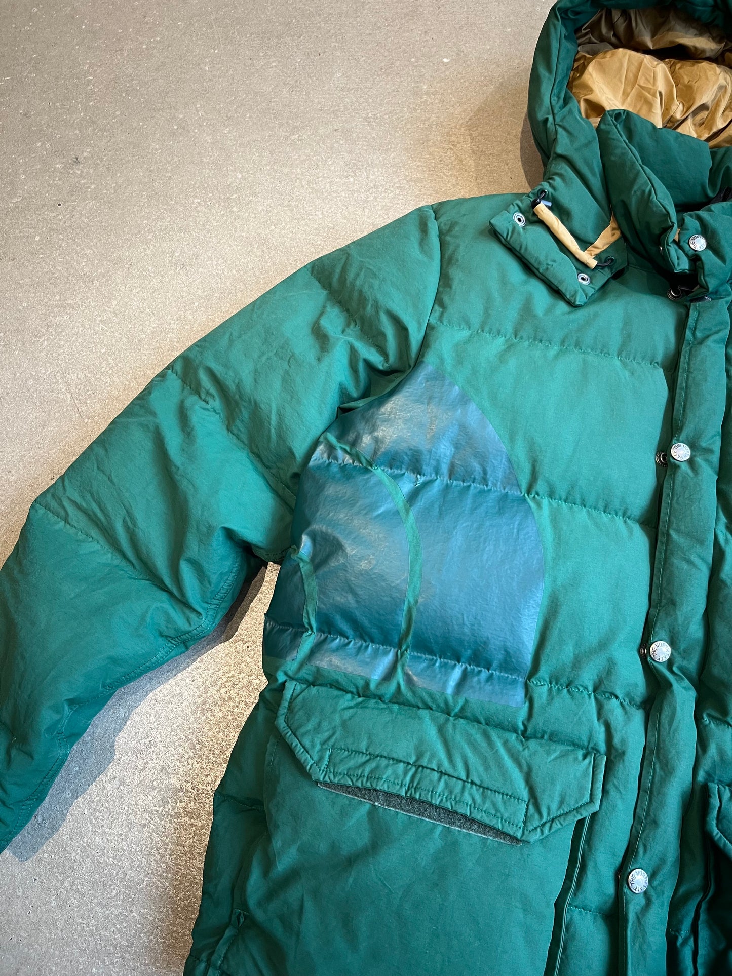 Junya Watanabe MAN x The North Face Down Jacket Green Large