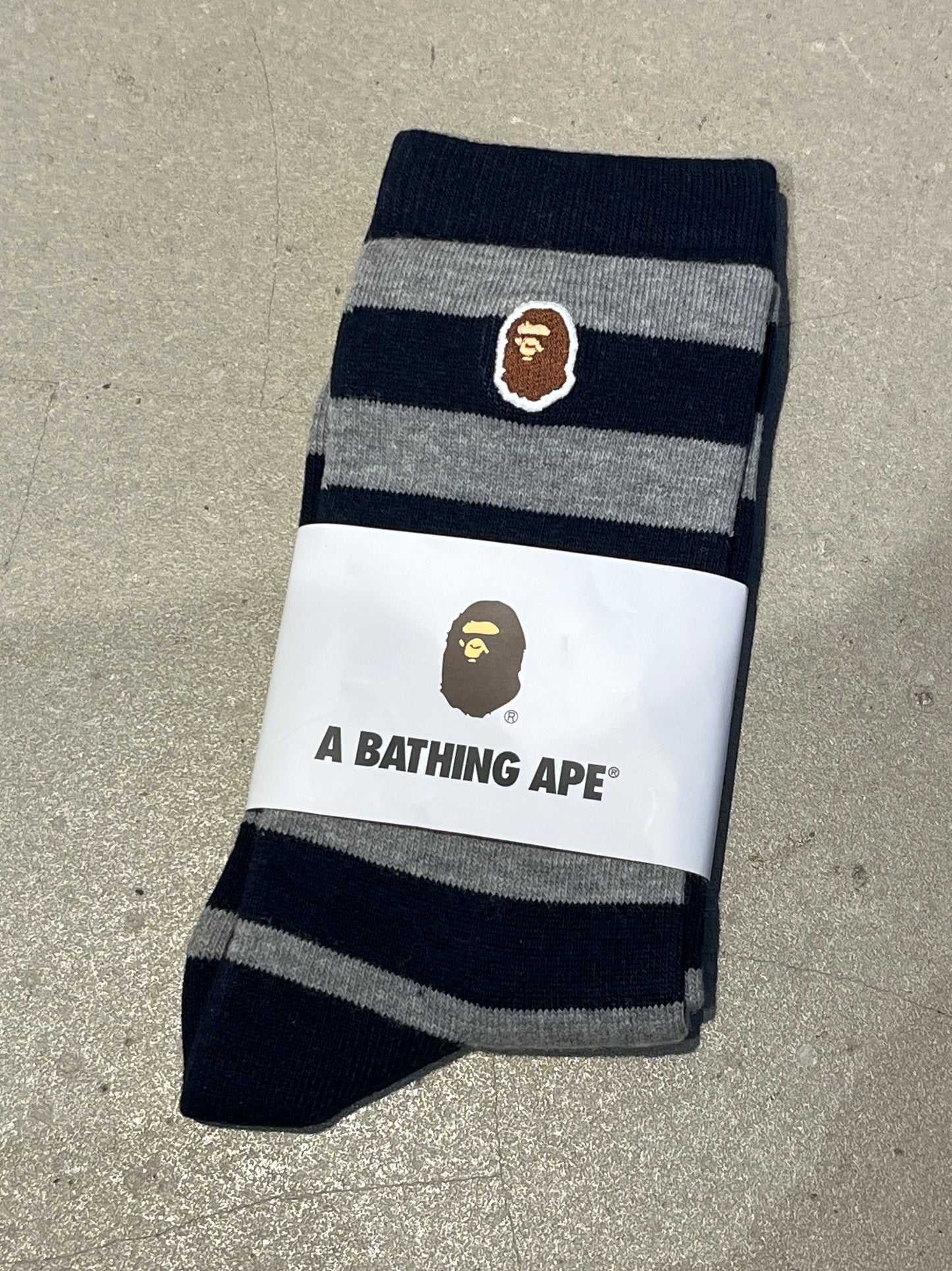 Bape Stripe Socks L