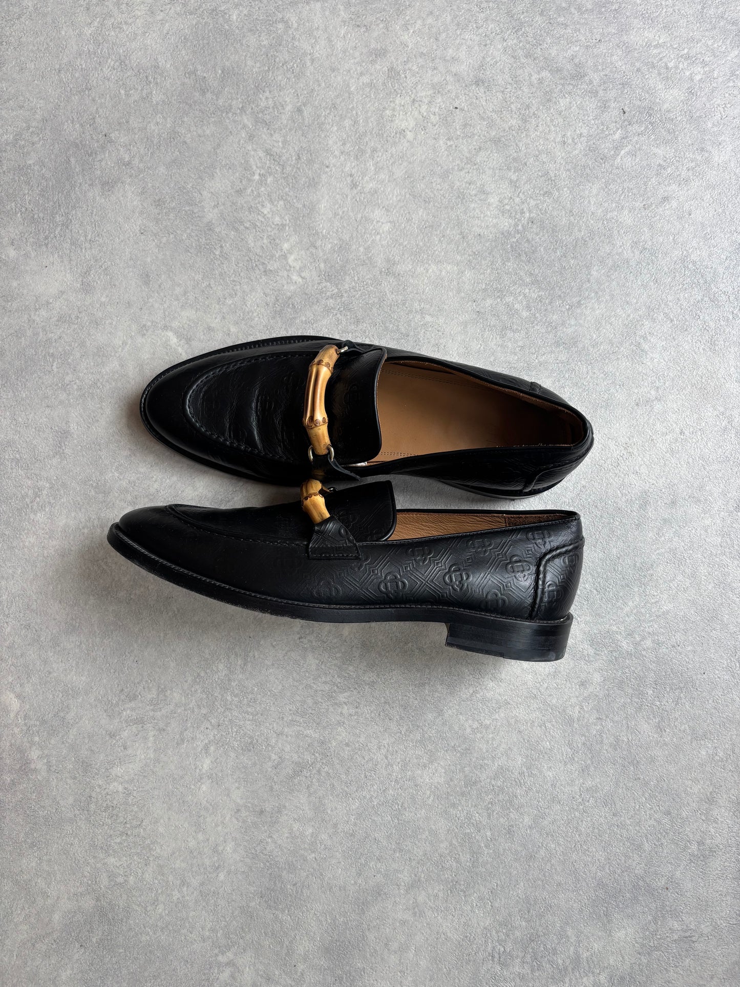 Casablanca Bamboo Leather Loafers 44