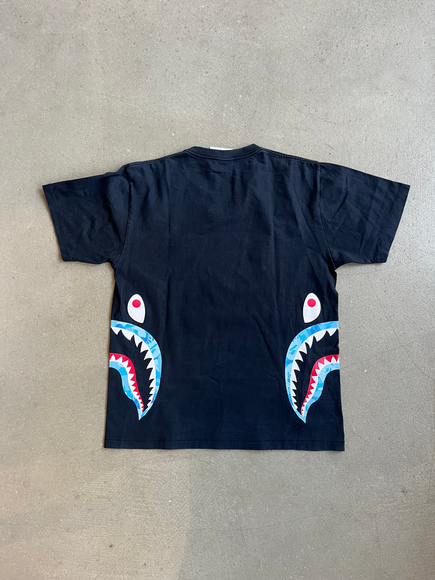Bape Shark Tee Black L