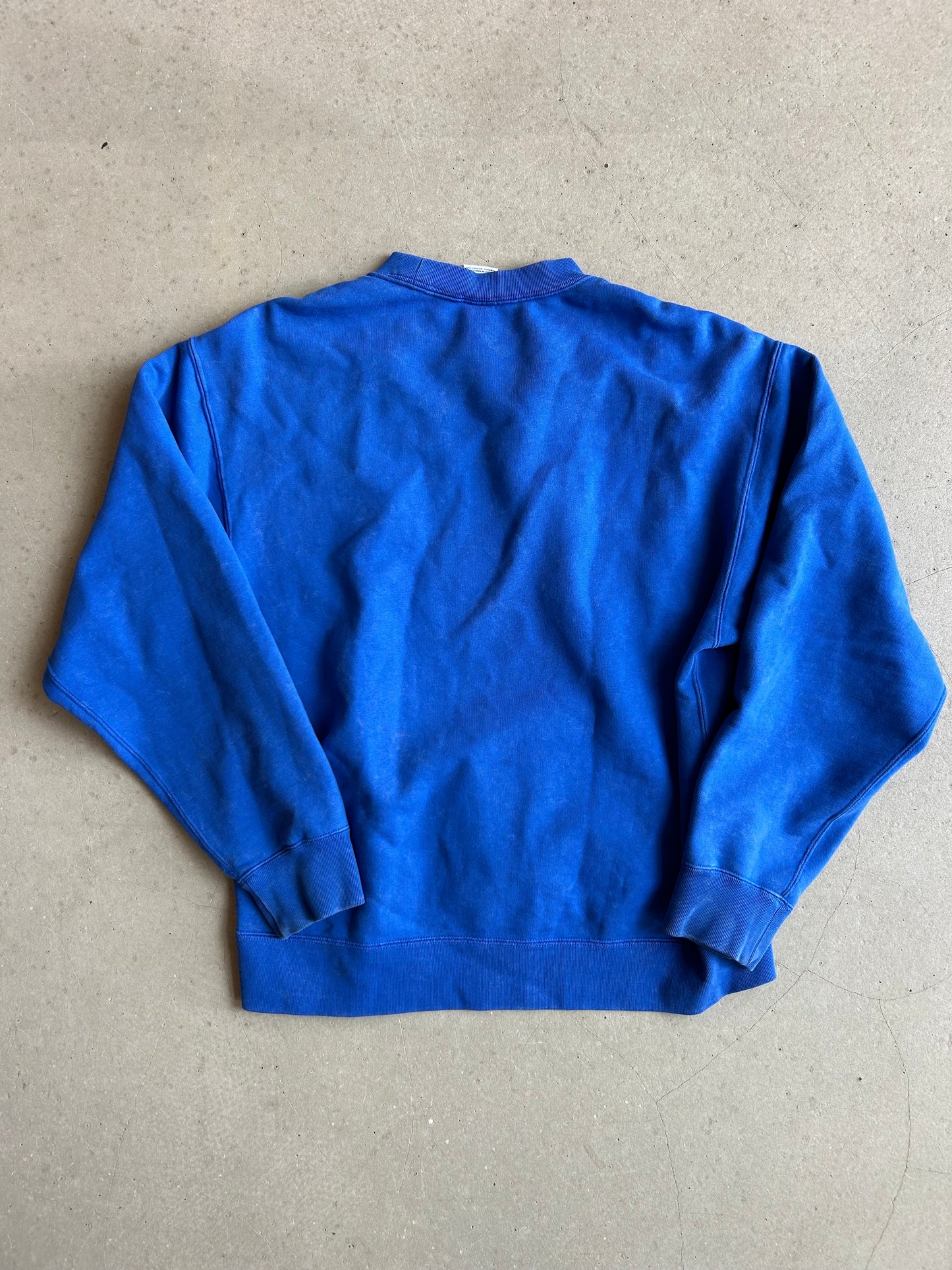 Nike X Stussy Faded Sweater Blue Small