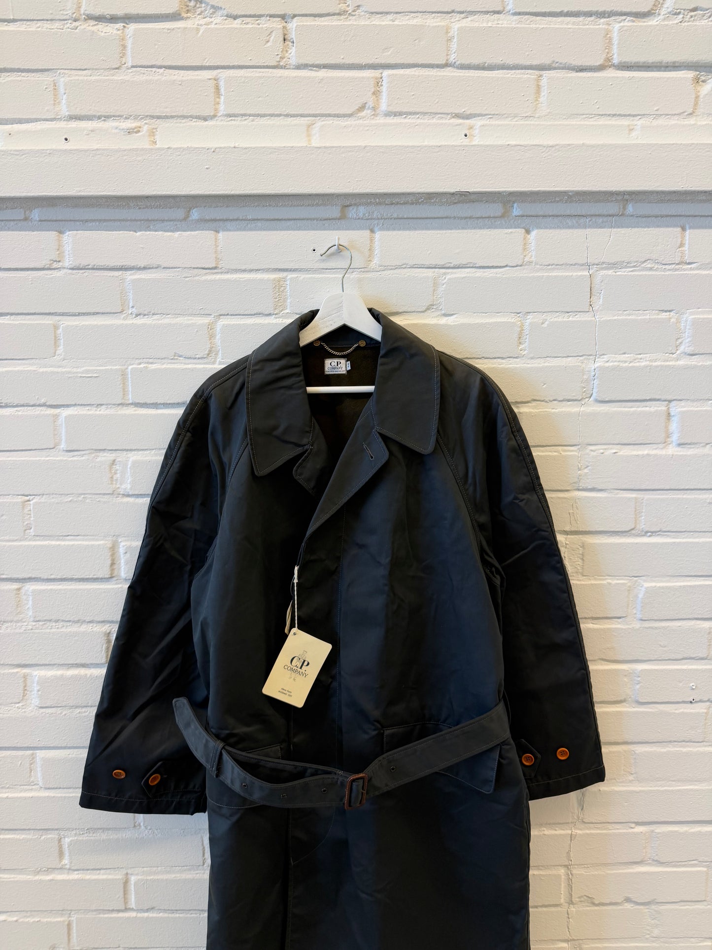 C.P. Company Trenchcoat Donkergrijs Maat 48