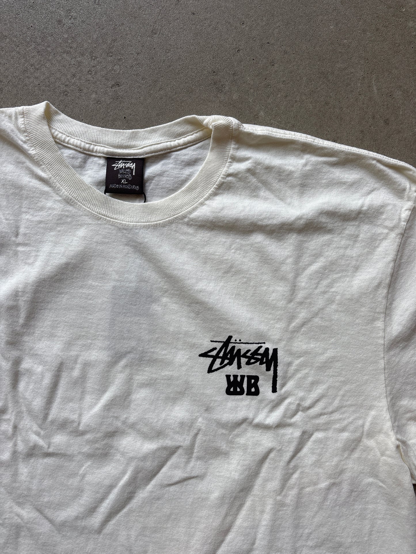 Stussy X Wales Bonner Ocean Song Tee White