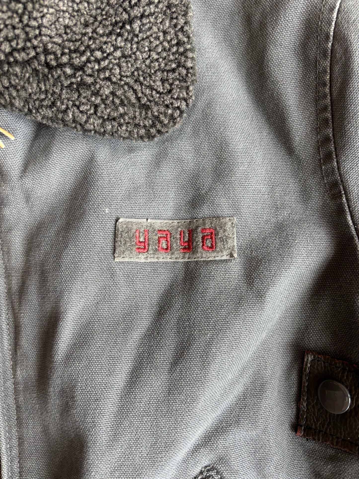 Yaya Fur Aviation Bomber Coat S