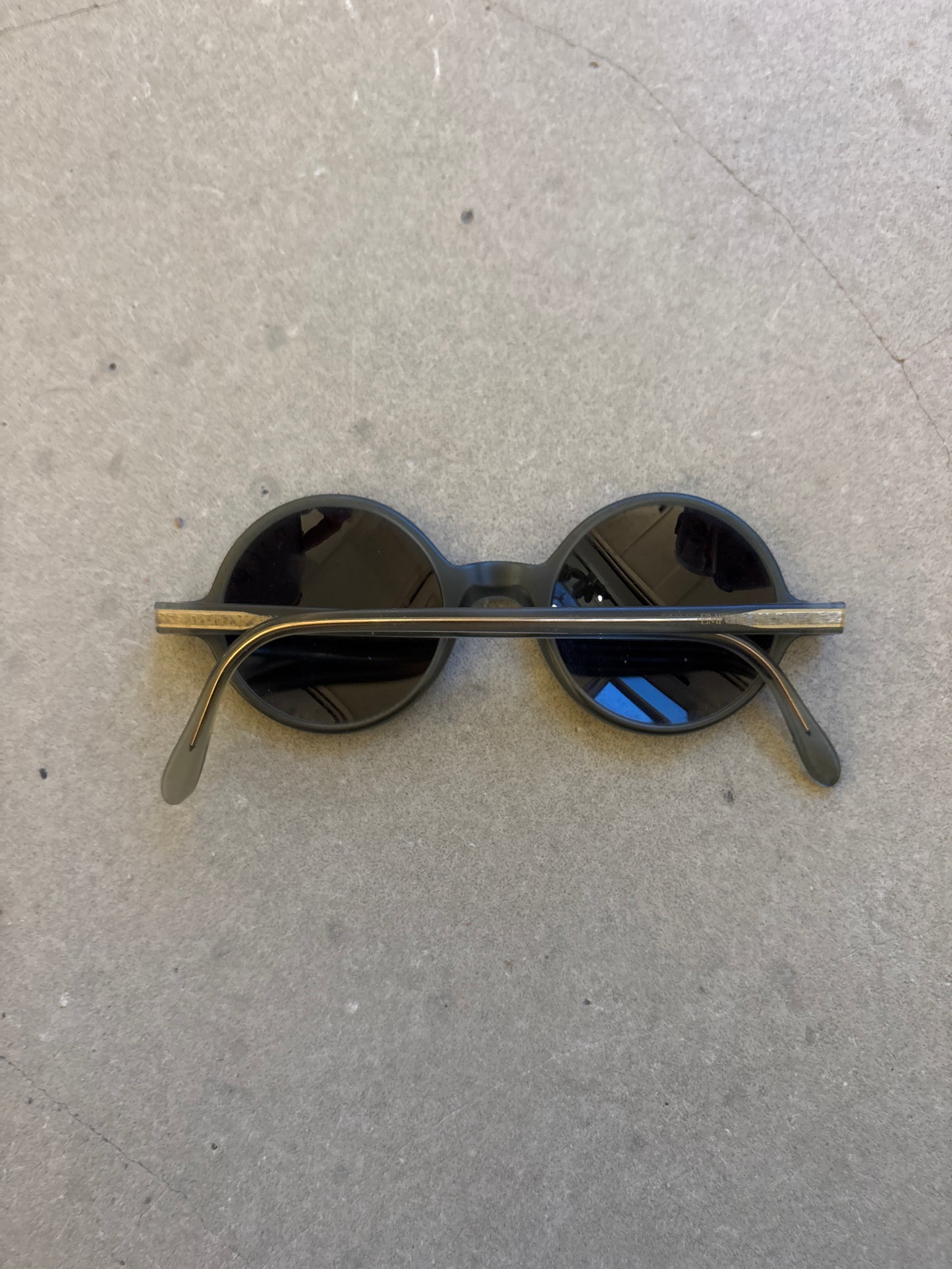 Emporio Armani 523S Round Sunglasses Black