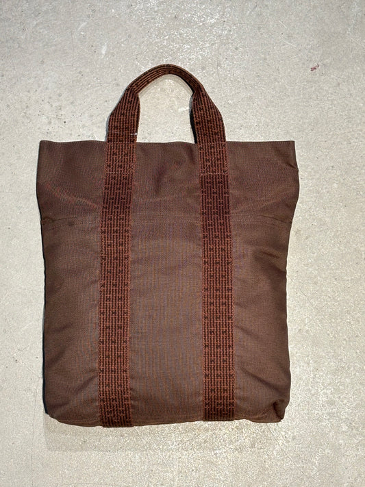 HERMES Air Line Cabas Tote Bag Brown