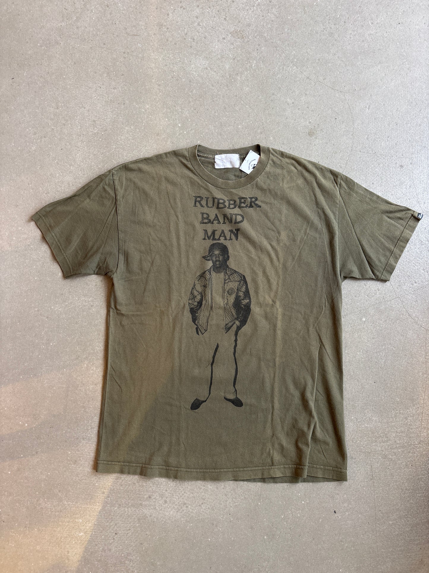 Situation Normal SNAFU Rubber Band Man Tee Khaki L