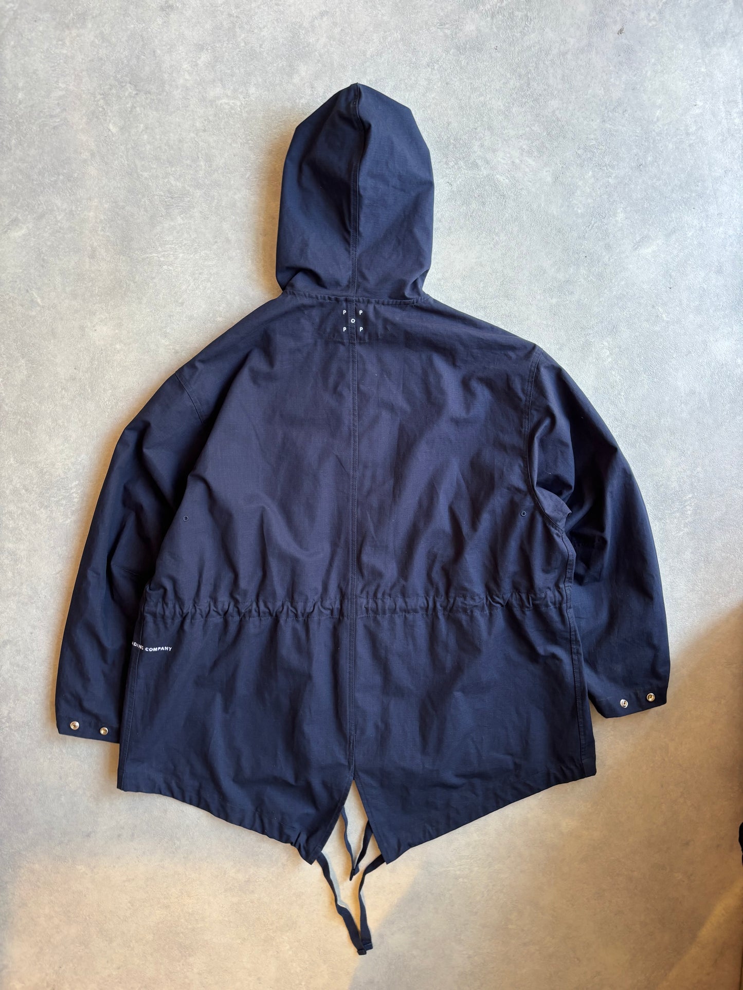 Pop Trading Company Fish Tail Jacket Navy XL