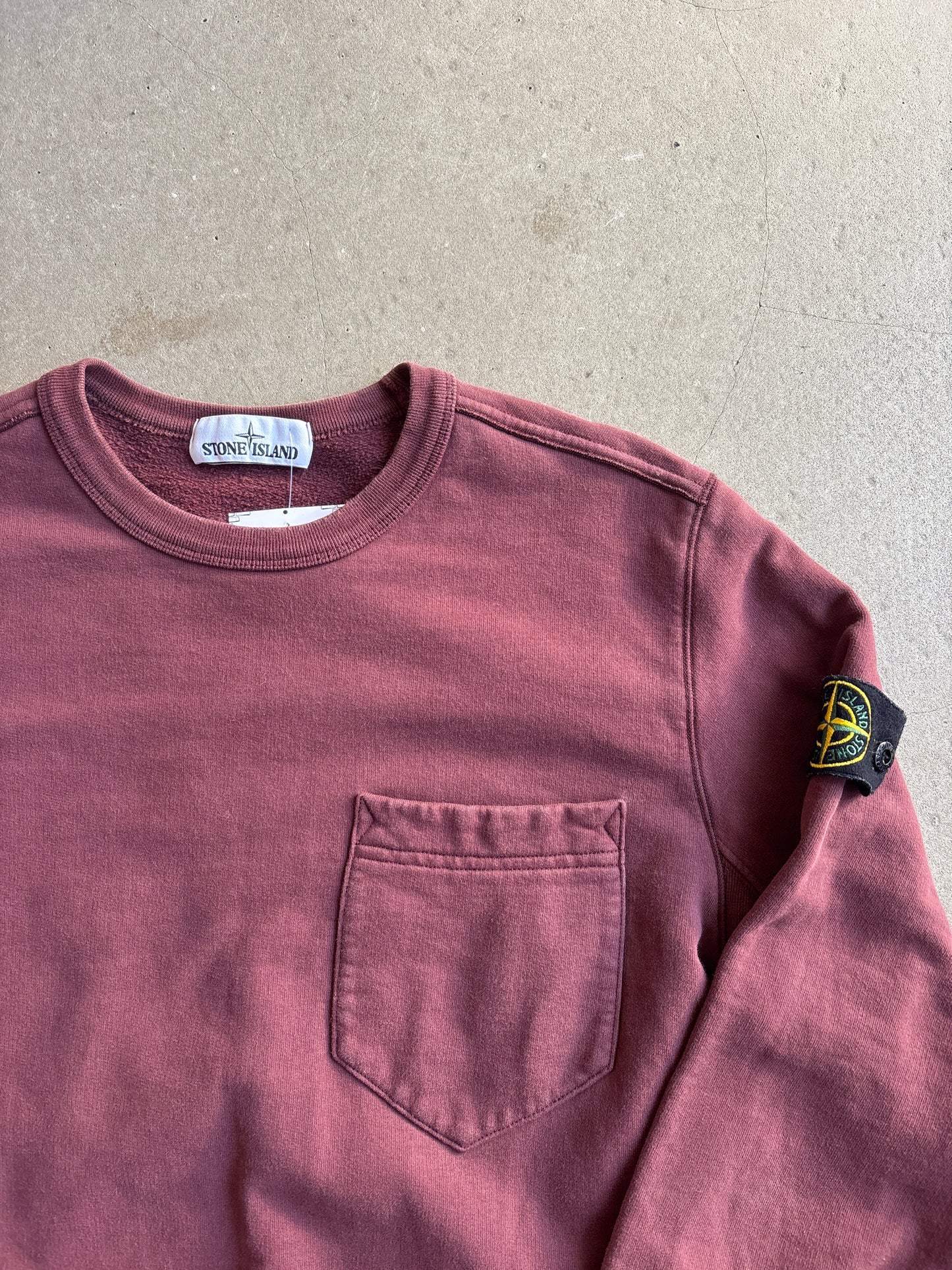Stone Island Pocket Sweater Red Medium