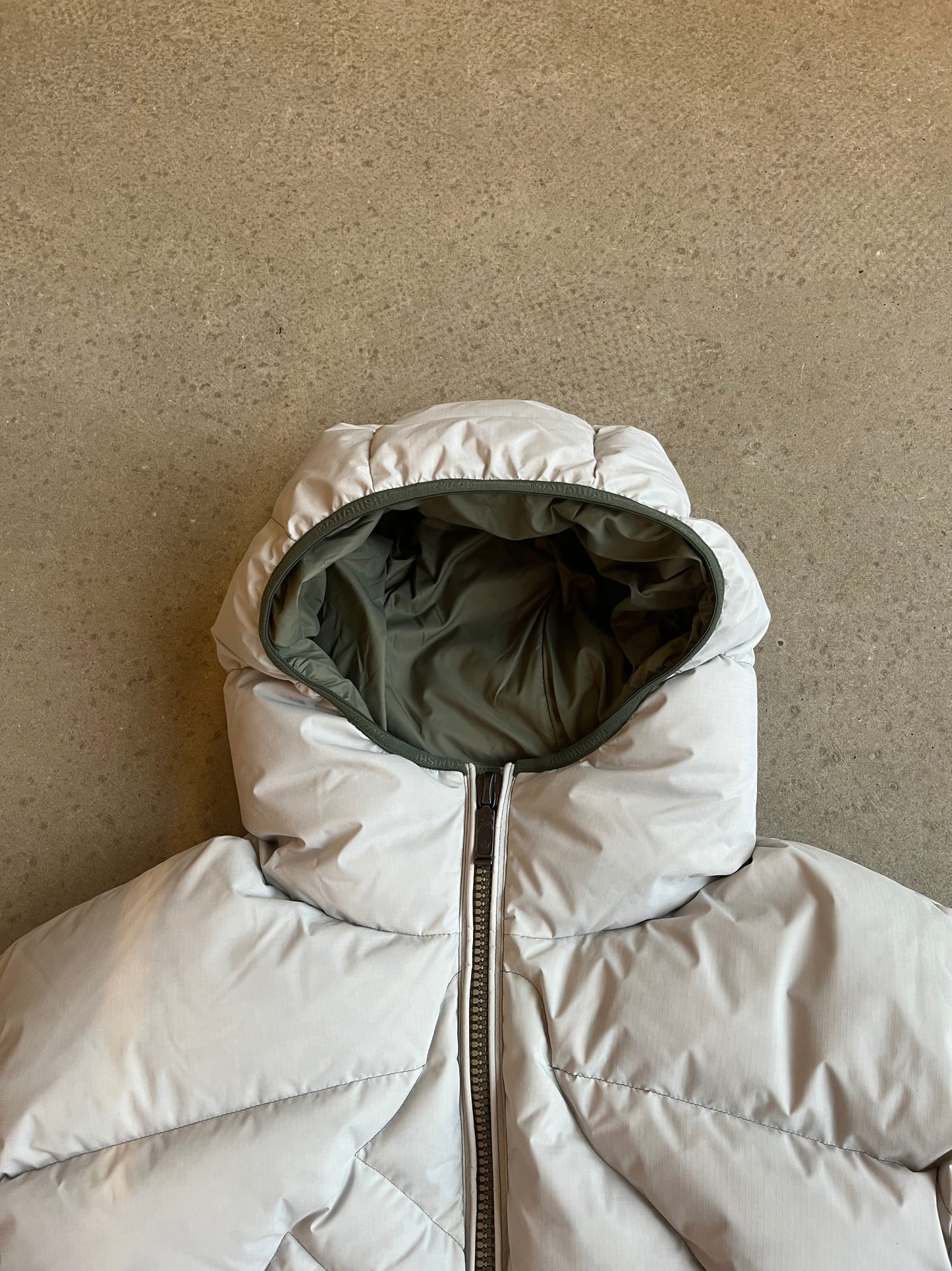 Palace X Maharishi Temple Puffa Jacket Ice Large