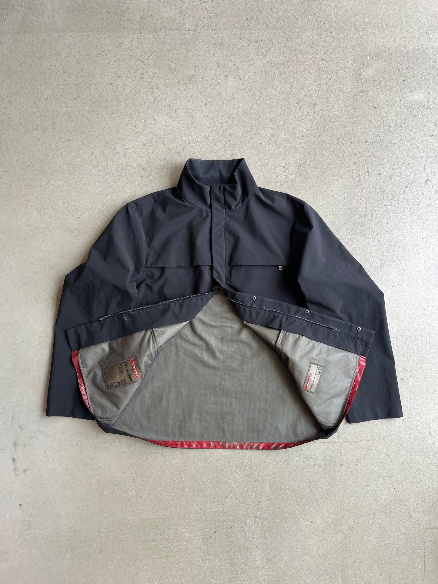 Prada Linea Rossa Windstopper Jacket Black XL