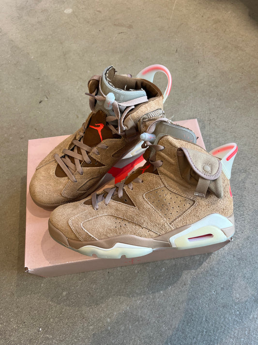 Nike Air Travis Scott Jordan 6 Khaki EU 42.5