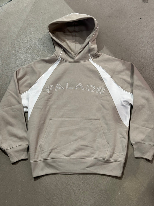 Palace Piped Panel Hood Stoney Grey