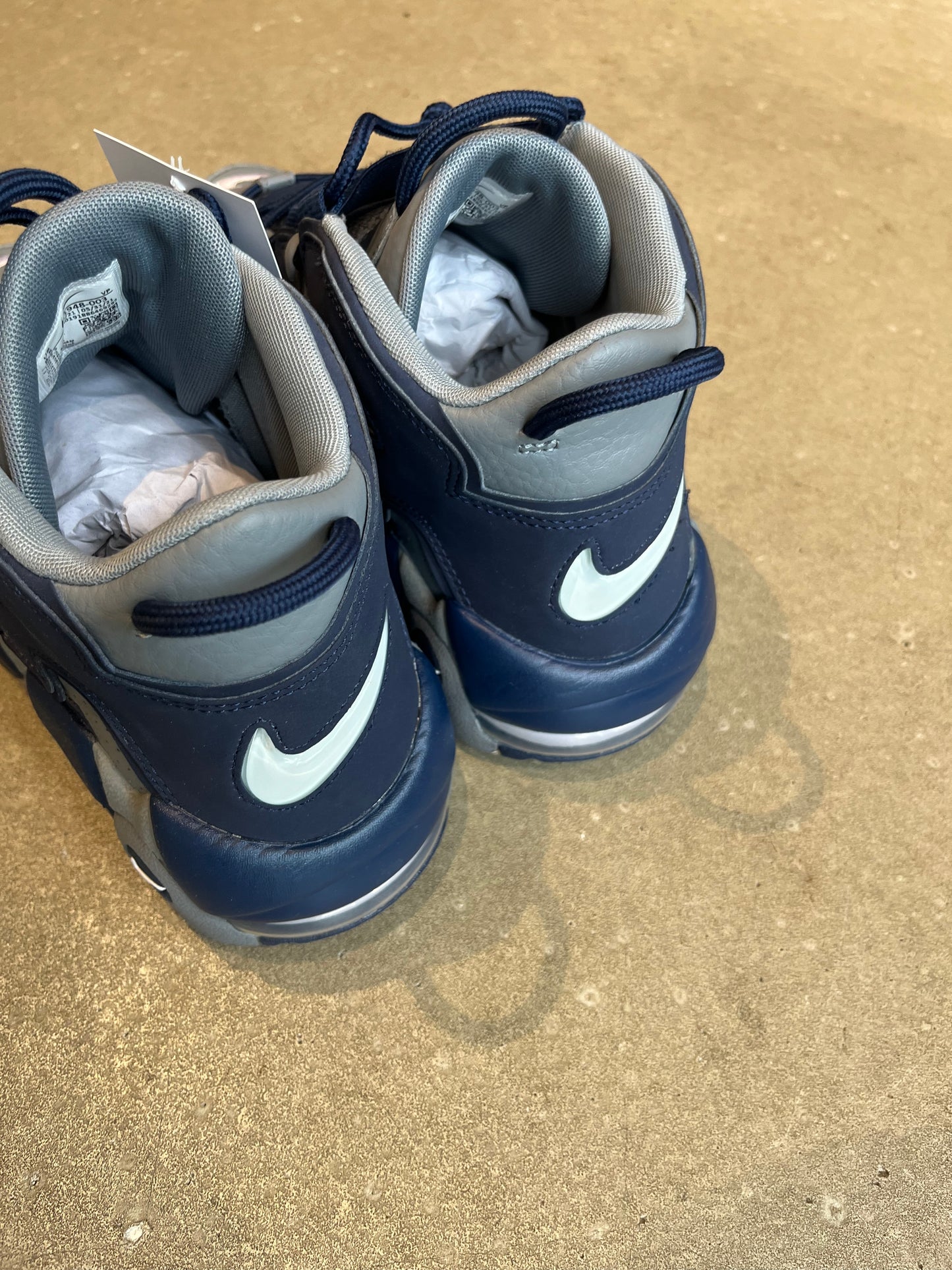 Nike Air More Uptempo Cool Grey Midnight Navy 42