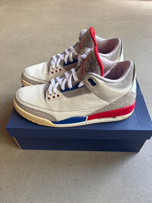Jordan 3 Retro International Flight White 45