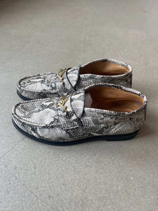 Palace Loafer Mid Grey Snake Print 44