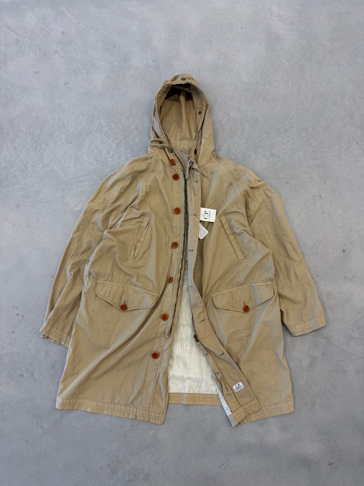 C.P. Company '80's Camel Trenchcoat 46