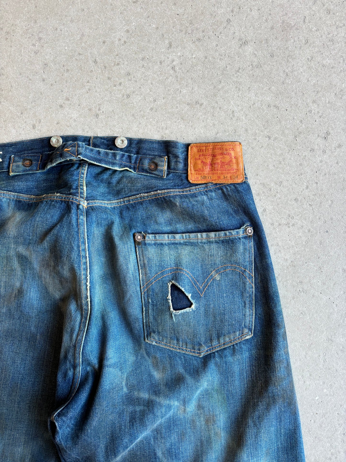Levi's Limited LVC 501 Distressed Jeans W34