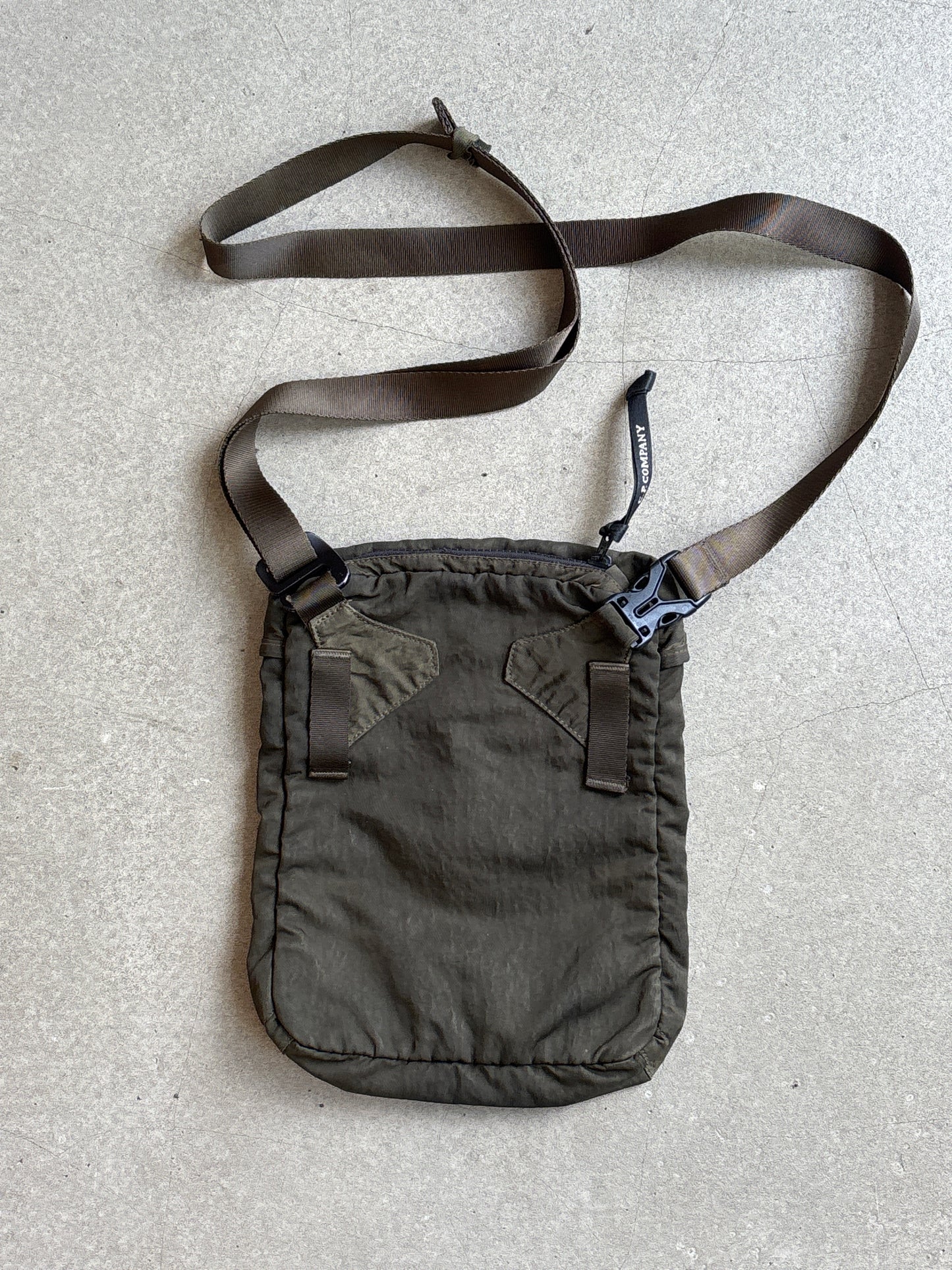 C.P Company Lens Side Pouch Bag Olive