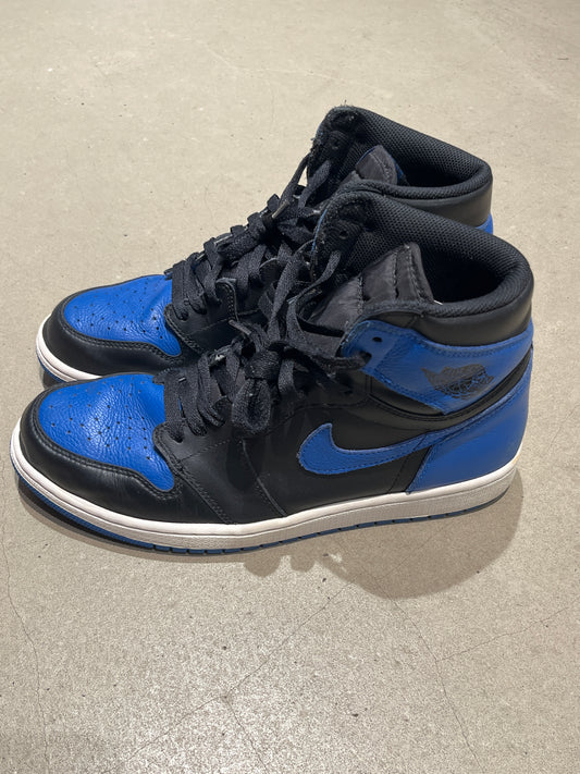 Jordan 1 Retro High Royal Black 45