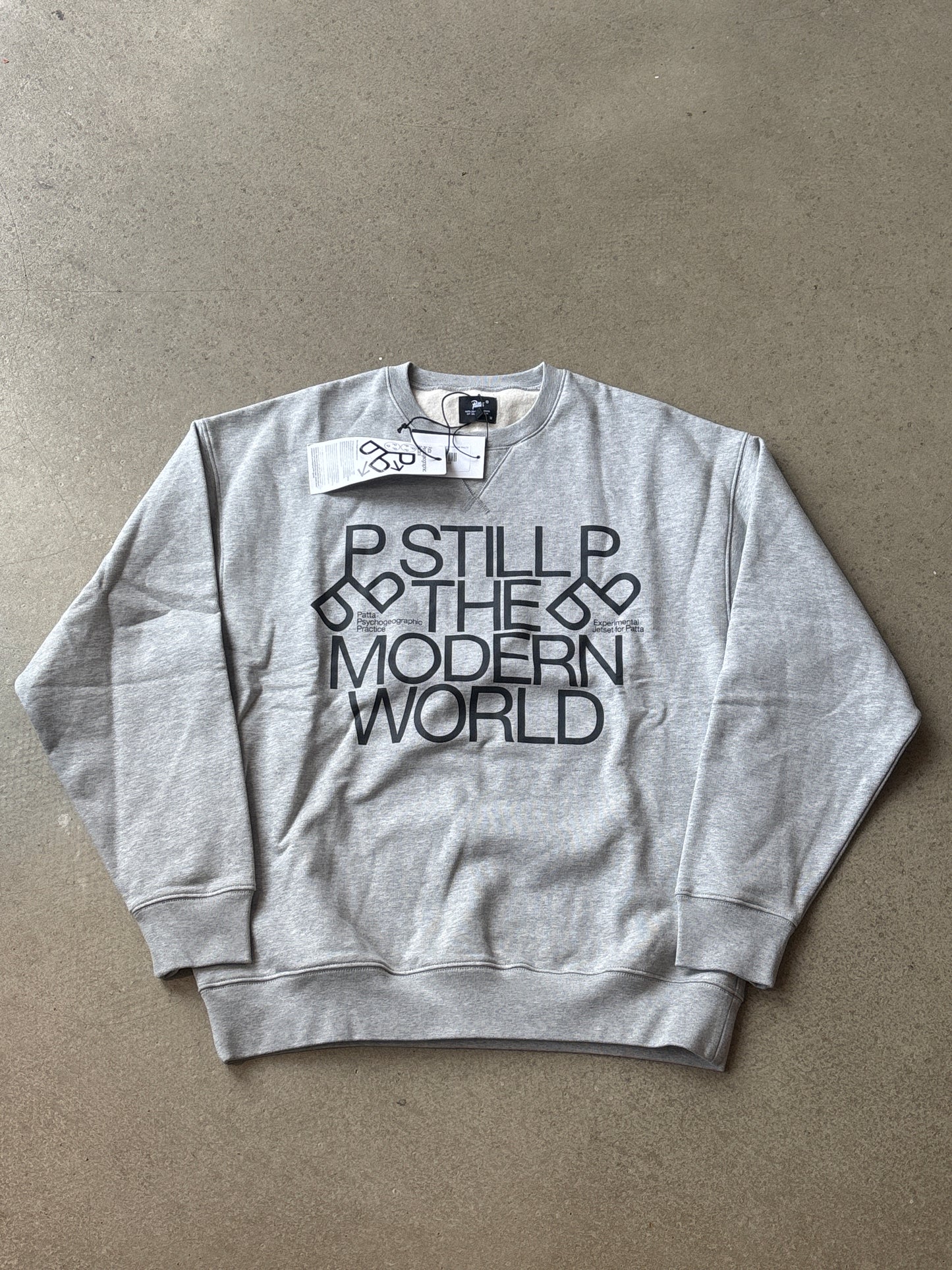 Patta x Experimental Jetset Crewneck Grey M