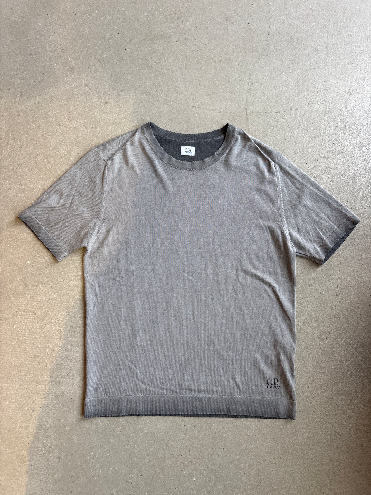 C.P. Company Short Sleeve Knit Grey