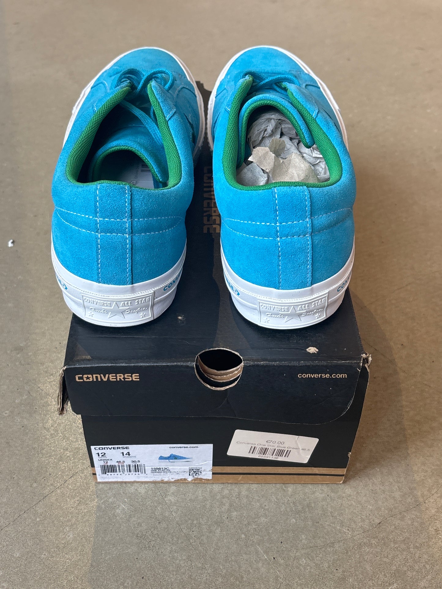 Converse One Star Blue Green EU 46.5