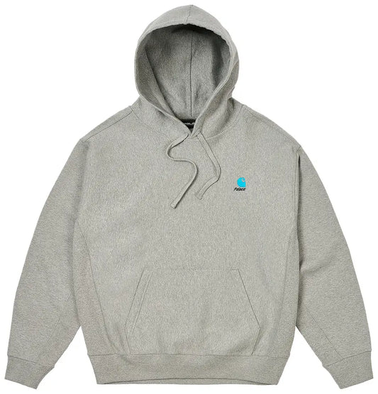 Palace Carhartt WIP Hood Heather Grey