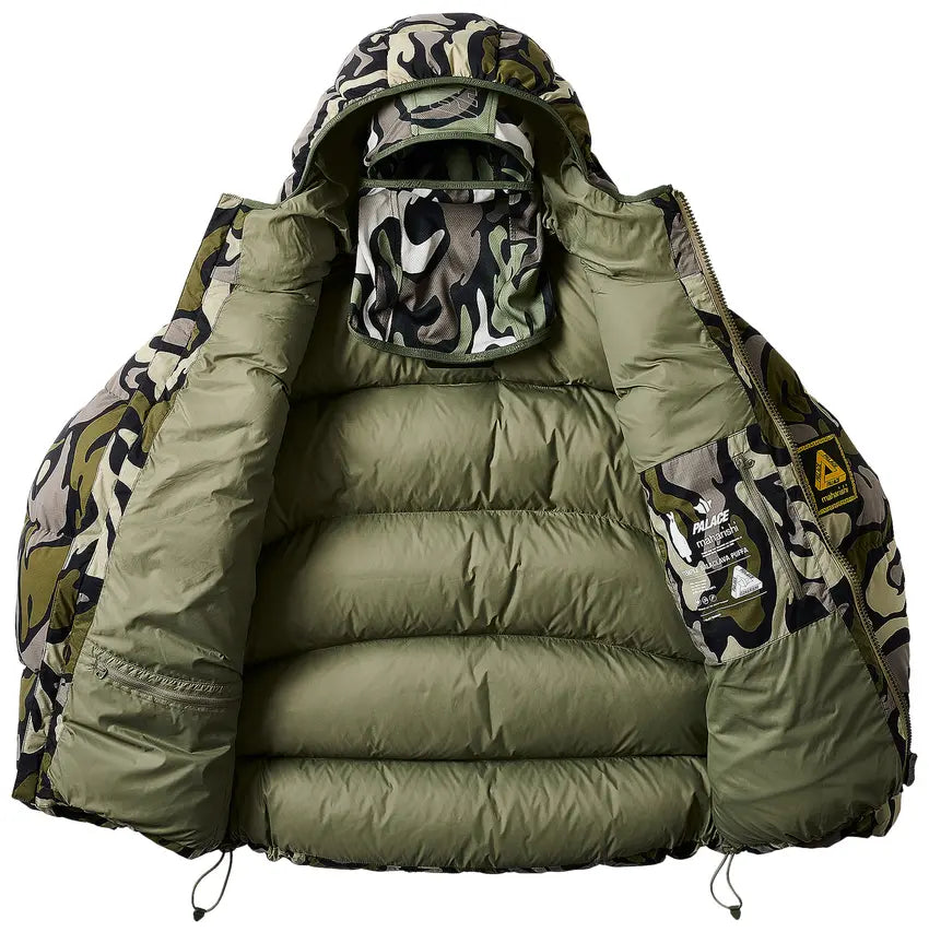Palace x Maharishi Temple Puffa Jacket 'DPM Kor Om'