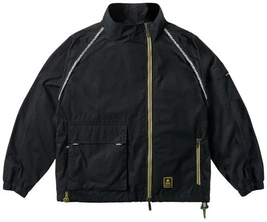 Palace x Maharishi Asymetric Track Jacket Black