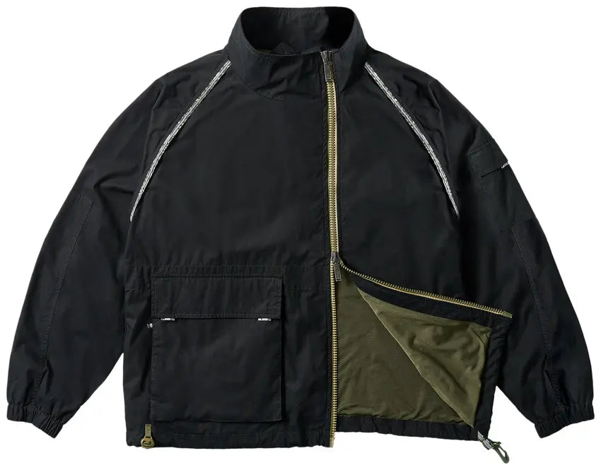Palace x Maharishi Asymetric Track Jacket Black