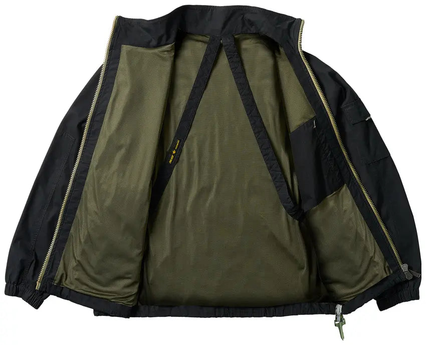 Palace x Maharishi Asymetric Track Jacket Black