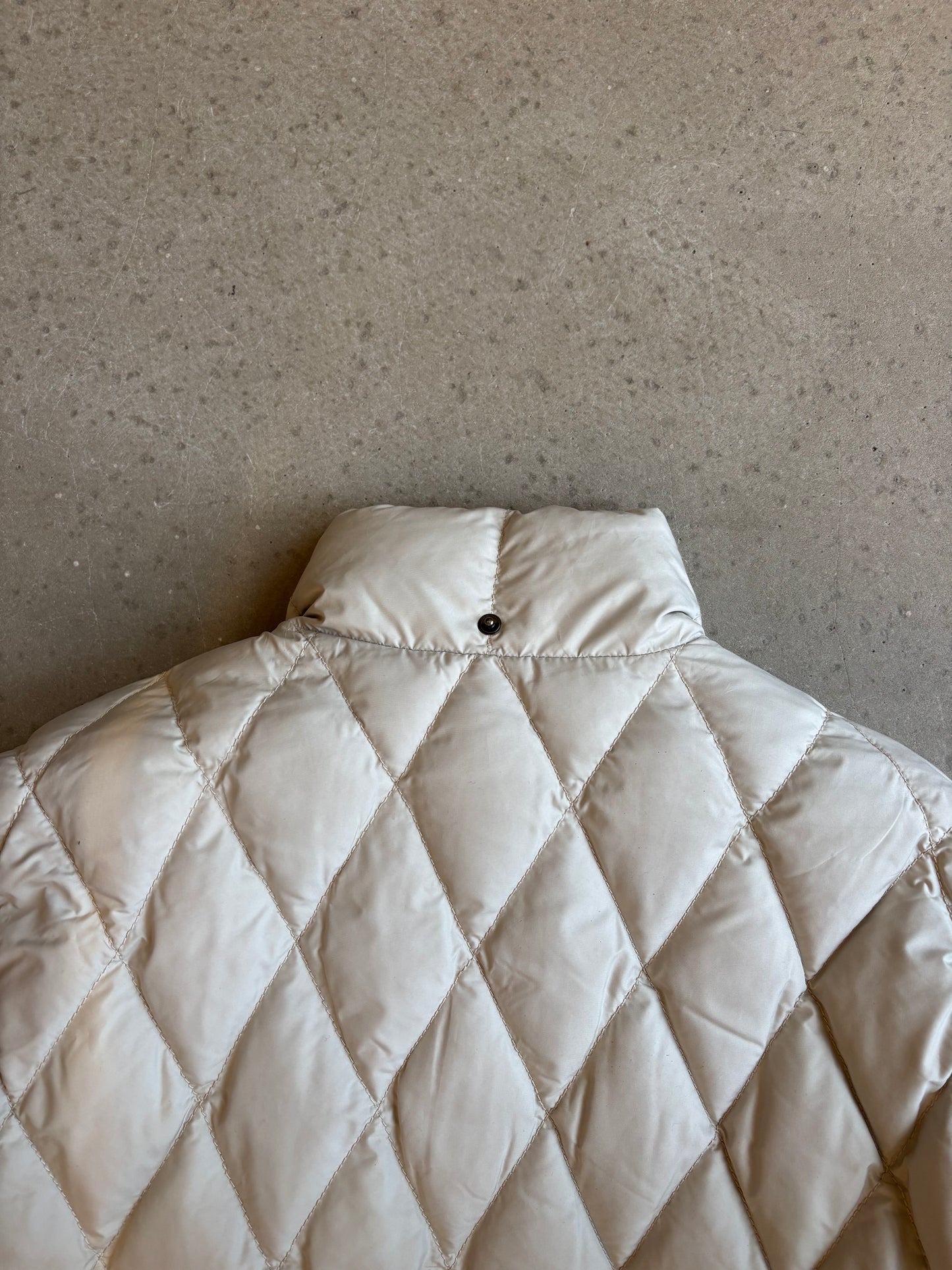 Moncler Down Jacket Double Sided Grey/Beige Size 4