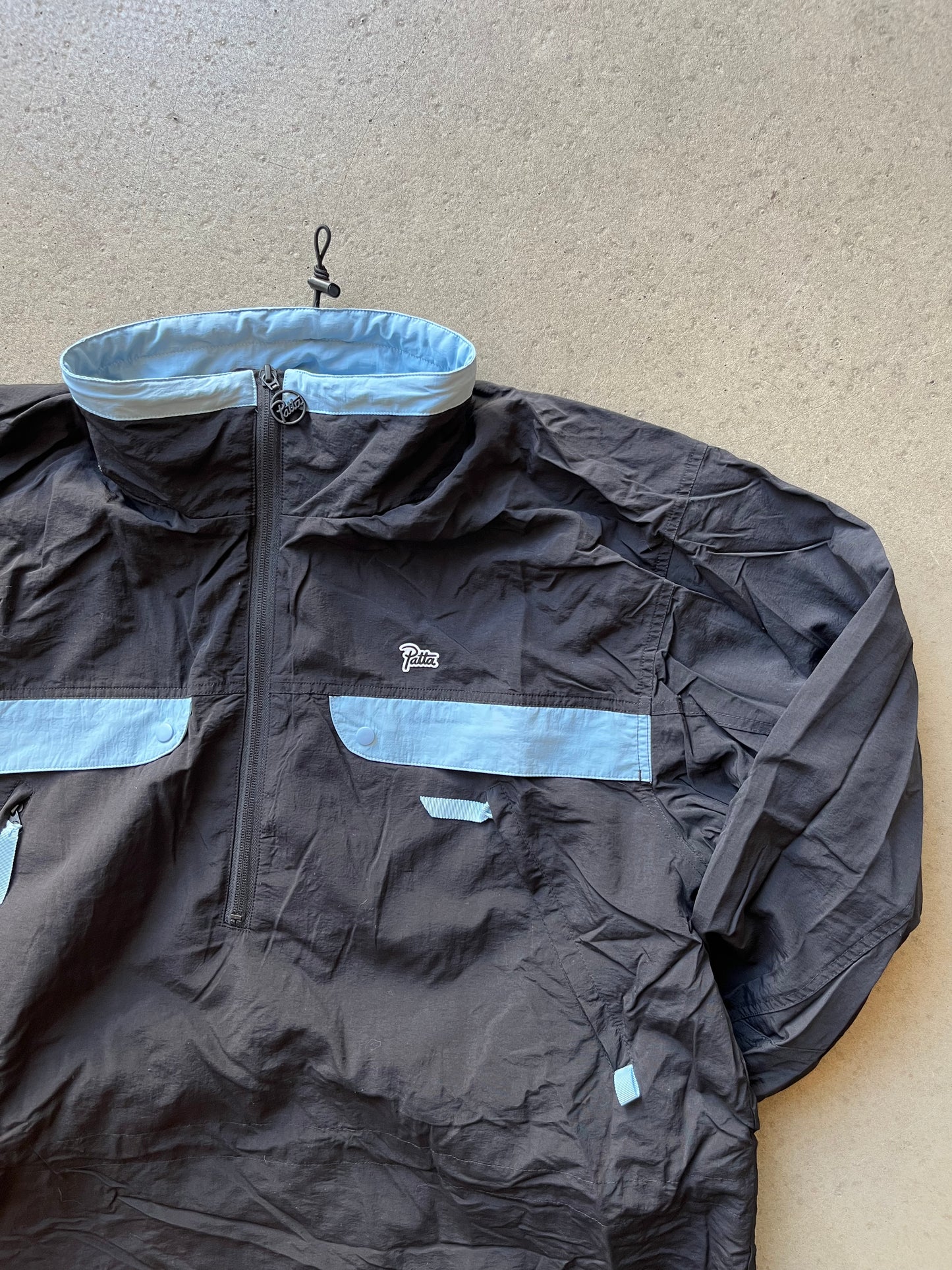 Patta Track Jacket Black Blue XL