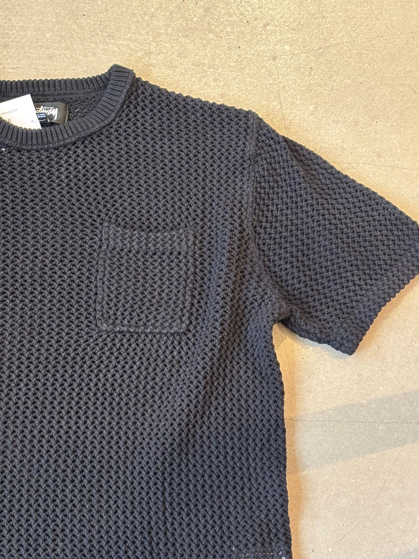 Stussy Black Knitted Shirt