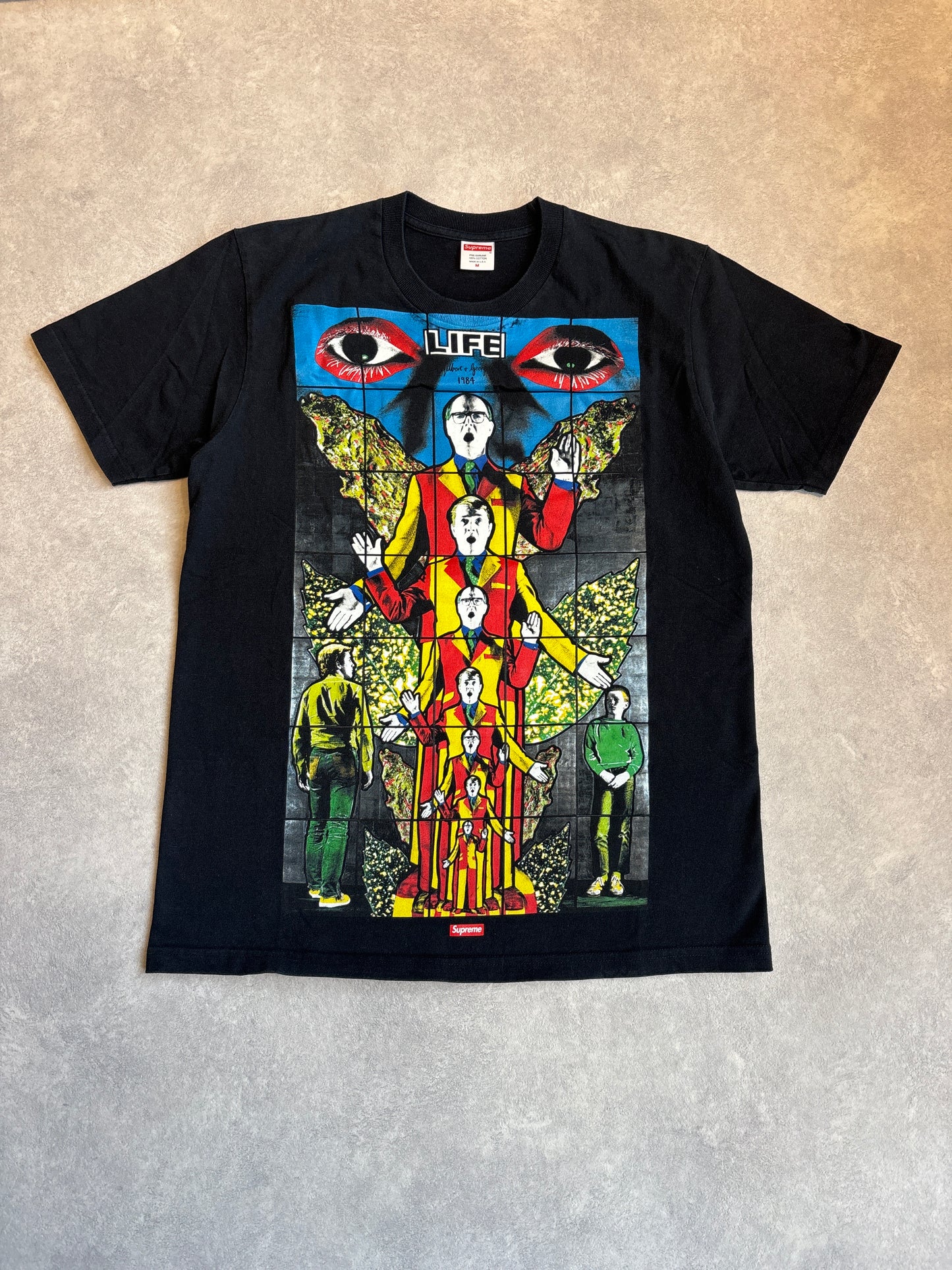 Supreme T-shirt Gilbert And George Black Tee M