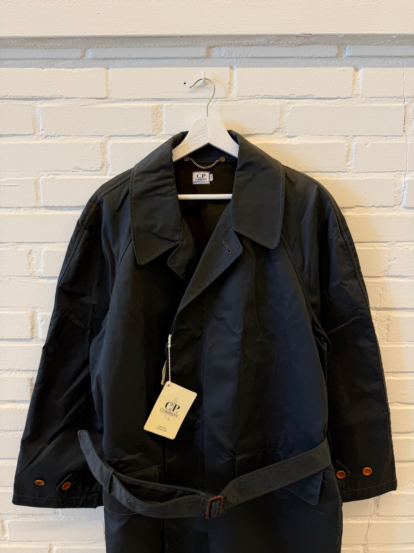 C.P. Company Trenchcoat Donkergrijs Maat 48