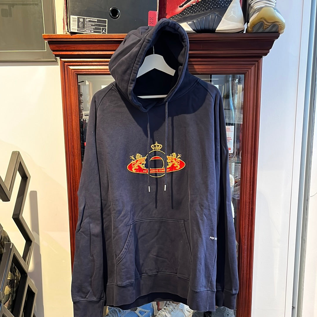 Pop Trading Company Hoodie Navy XXL