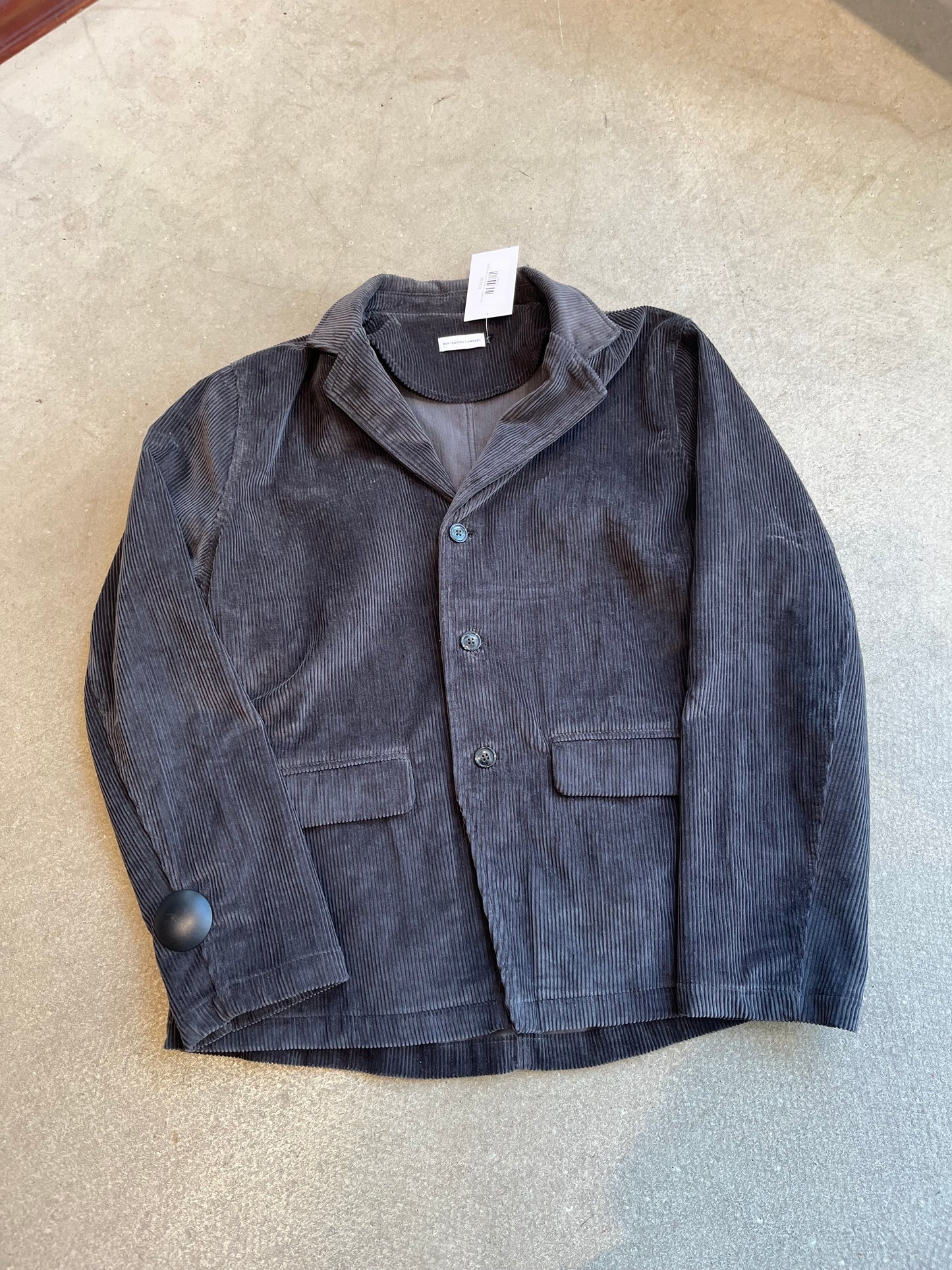 Pop Trading Company Corduroy Jacket Grey XL