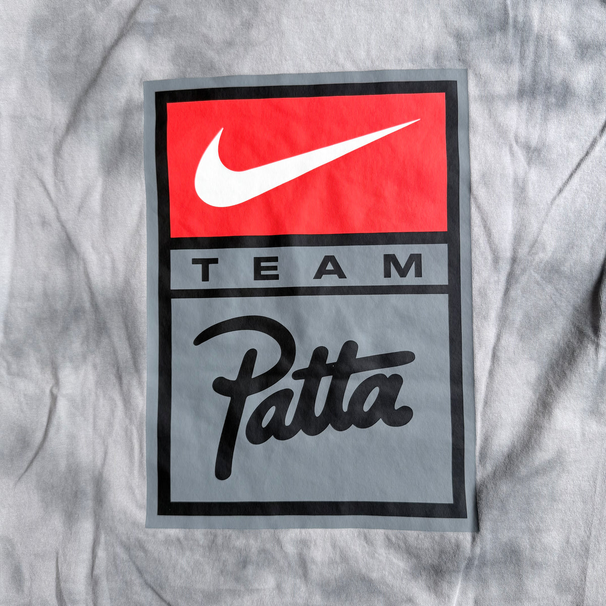 Nike x Team Patta Tee Grey Medium