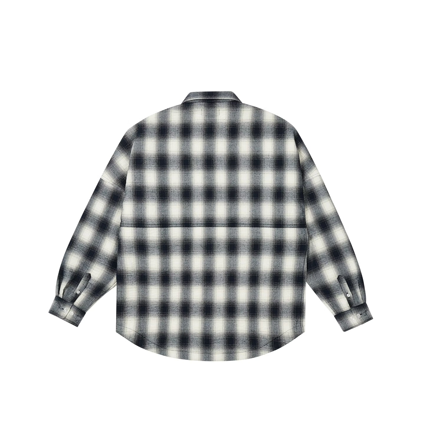Palace x Neighborhood Shirt Grey Ombre Plaid