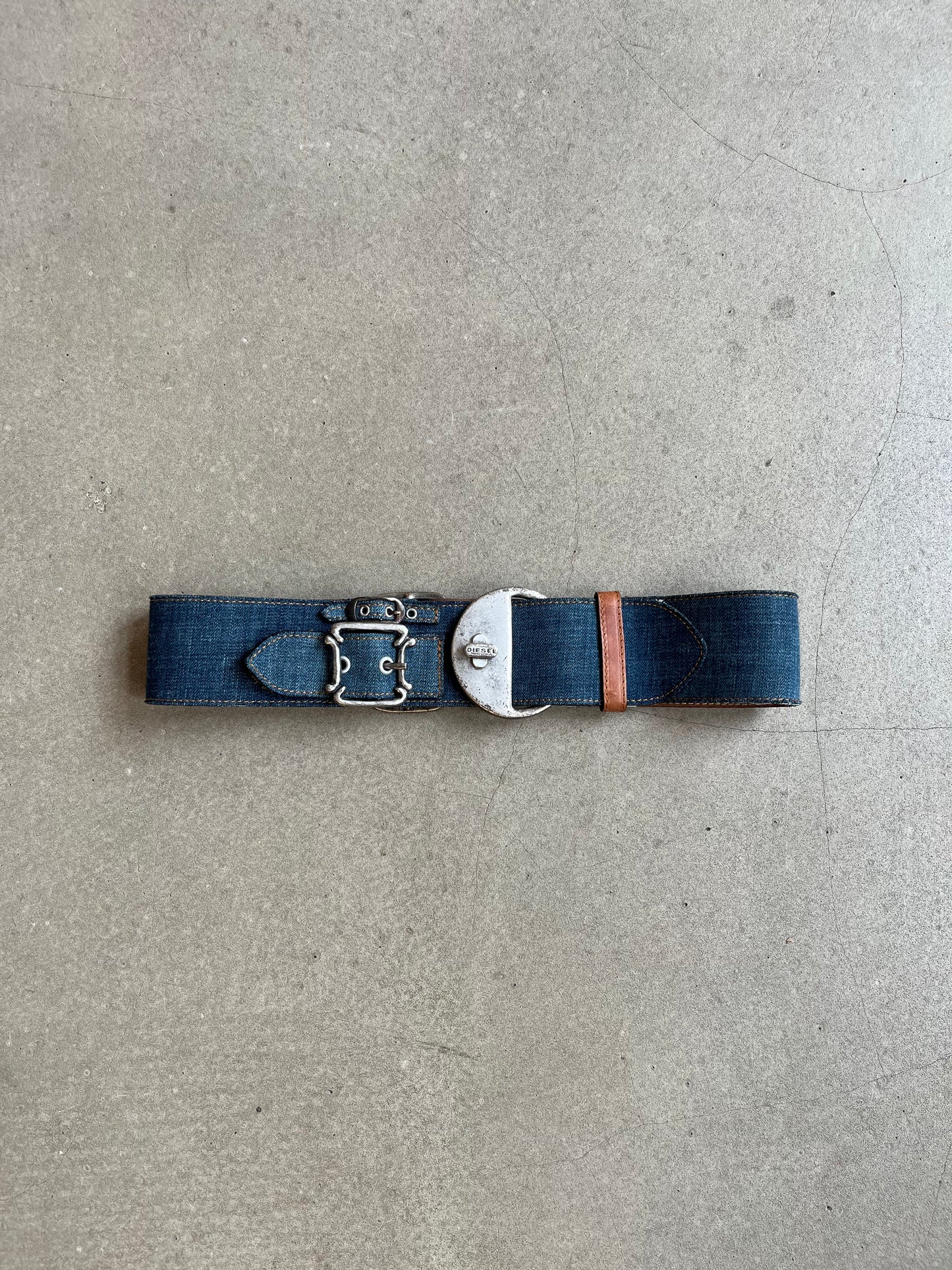Diesel Denim Wide Belt