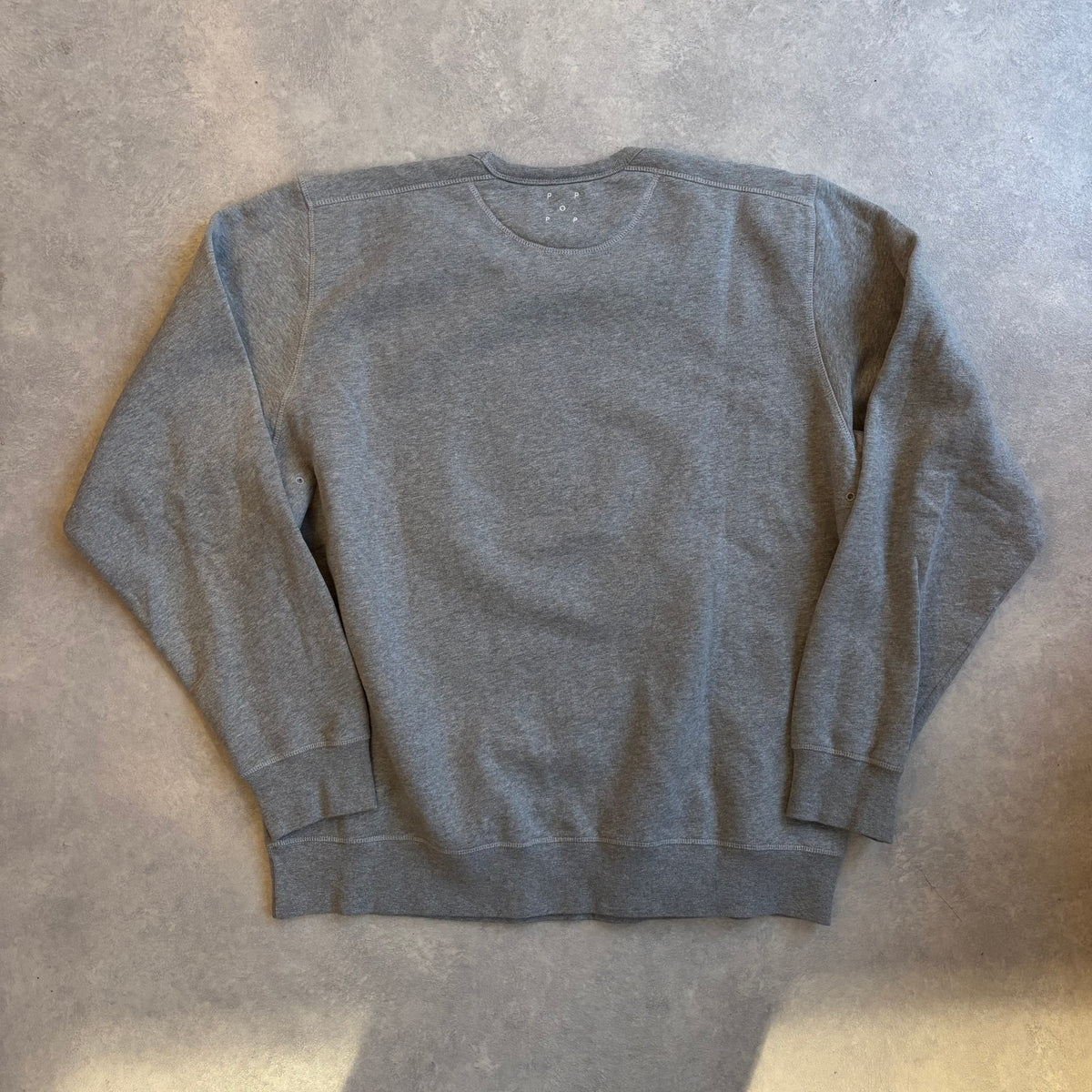 Pop Trading Company Royal Crest Logo Grey  XL