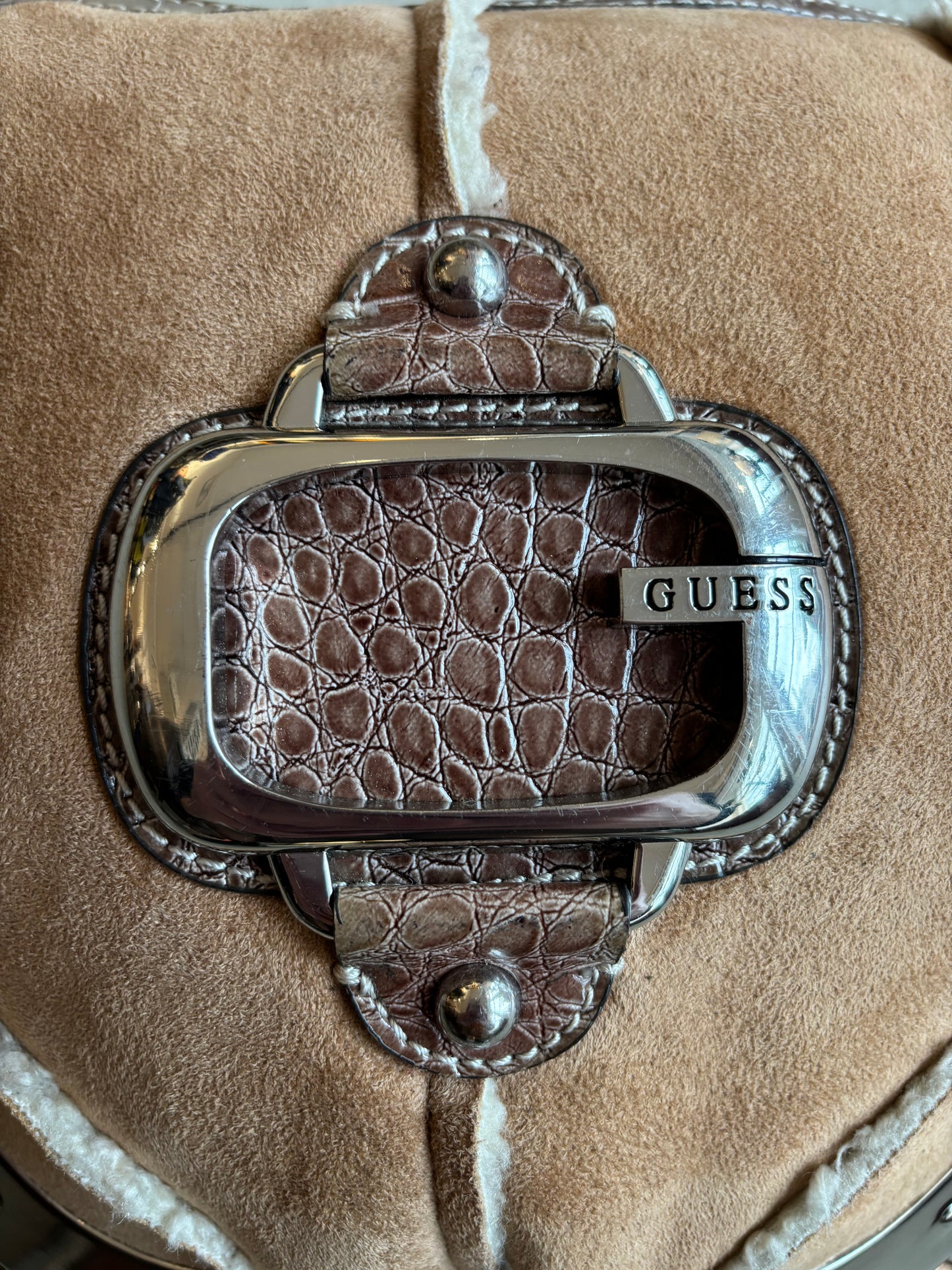 Guess Sherpa Bag Beige